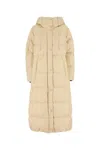 Weekend Max Mara Cream Nylon Dolly Down Jacket In Yellow