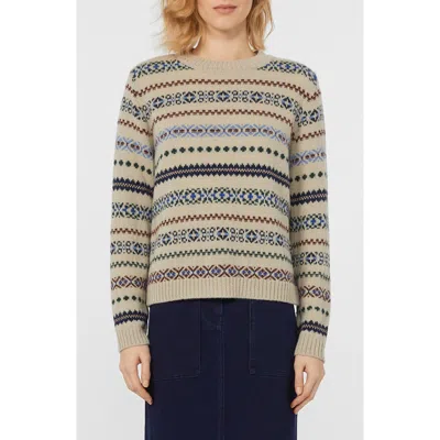 WEEKEND MAX MARA WEEKEND MAX MARA QUIRITE JACQUARD CREWNECK SWEATER