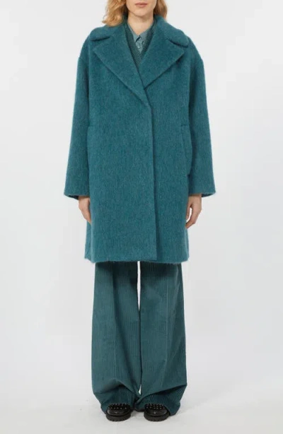 Weekend Max Mara Rada Virgin Wool Blend Coat In Brown