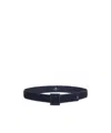 Weekend Max Mara Raffia Effect Belt In Blue
