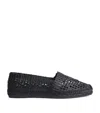 Weekend Max Mara Raffia-effect Espadrilles In Black