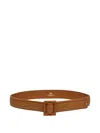 Weekend Max Mara Raffia Effect Belt In Brown