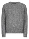 Weekend Max Mara Melange Grey Alpaca Blend Oversize Ghiacci Sweater