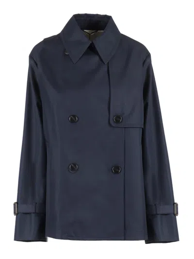 Weekend Max Mara Raincoat In Blue