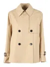 Weekend Max Mara Raincoat In Neutral