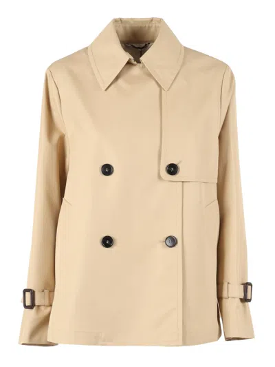 Weekend Max Mara Raincoat In Neutral