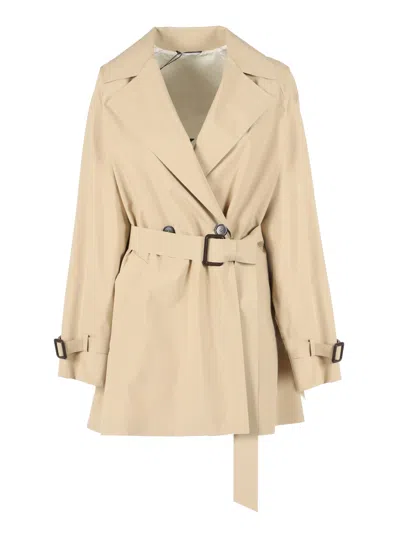Weekend Max Mara Raincoat In Brown