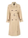 Weekend Max Mara Raincoat In Neutral
