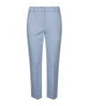 Weekend Max Mara Rana Straight Cut Pants In Blue