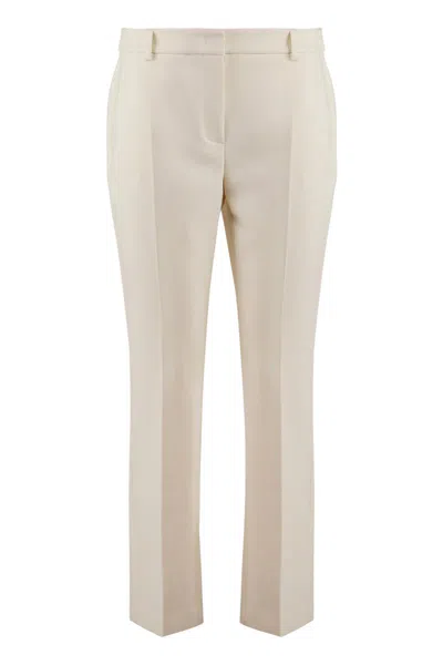 Weekend Max Mara Women's Rana Straight-leg Trousers In White