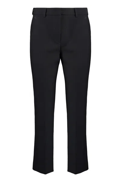 Weekend Max Mara Rana Straight-leg Trousers In Black
