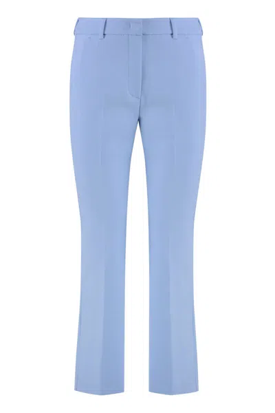 Weekend Max Mara Rana Tailored Trousers In Blue