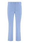Weekend Max Mara Rana Tailored Trousers In Light Blue