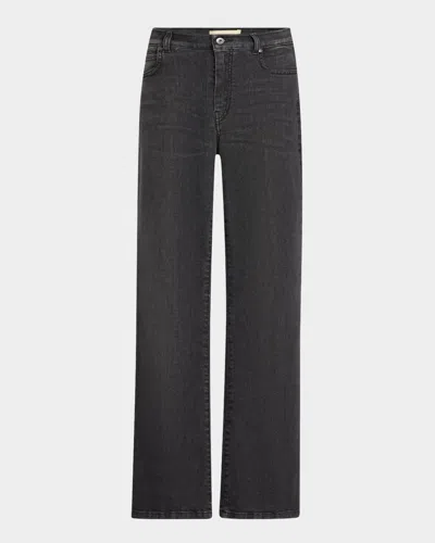 Weekend Max Mara Rapallo Cropped Jeans In Black