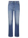 Weekend Max Mara Rapallo Cropped Jeans In Blue