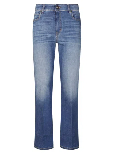 Weekend Max Mara Rapallo Cropped Jeans In Blue