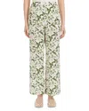 Weekend Max Mara Eusebio Trousers In Printed Silk Twill In Lilac