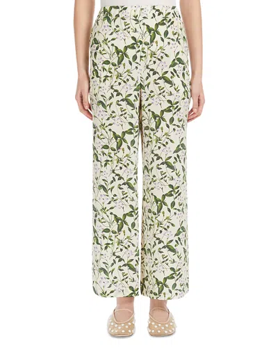 WEEKEND MAX MARA REED SILK PANTS