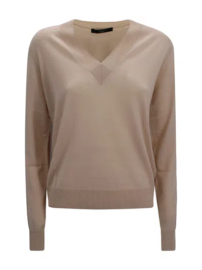Weekend Max Mara Regular-fit Wool And Cashmere Sweater In Pink