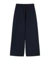 Weekend Max Mara Relaxed-fit Wool Yarn Trousers
