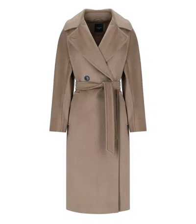 Weekend Max Mara Resina Brown Belted Coat