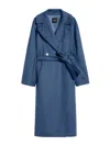 Weekend Max Mara Long-sleeved Lapel Wool Coat