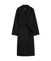 Weekend Max Mara Resina Double-breasted Coat In Black