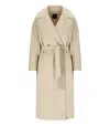 Weekend Max Mara Resina Double-breasted Virgin Wool Coat In Neutral