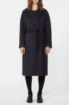 Weekend Max Mara Resina Virgin Wool Coat In Blue