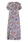 WEEKEND MAX MARA WEEKEND MAX MARA REVERE - PRINTED SILK T-SHIRT DRESS