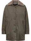 Weekend Max Mara Reversible Drava Jacket In Green
