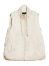 Weekend Max Mara Waterproof Canvas Double-sided Vest In Neutral