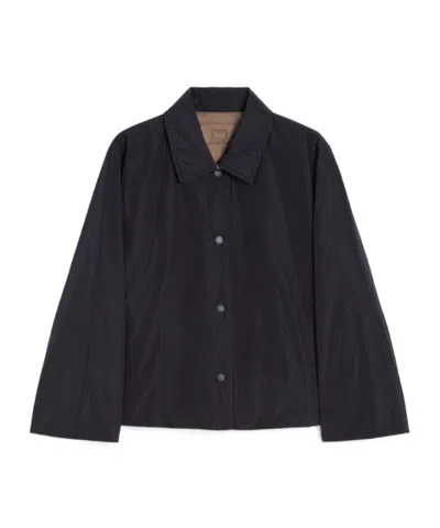 Weekend Max Mara Reversible Taffeta Jacket In Black