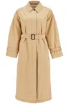 Weekend Max Mara Beige Cotton Blend Reversible Trafoi Trench Coat In Beige