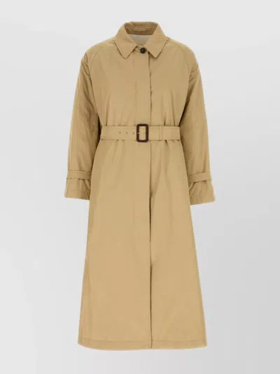 Weekend Max Mara Beige Cotton Blend Reversible Trafoi Trench Coat