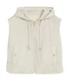 Weekend Max Mara Reversible Water-repellent Canvas Gilet In Neutral