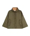 Weekend Max Mara Reversible Water-repellent Canvas Jacket In Green