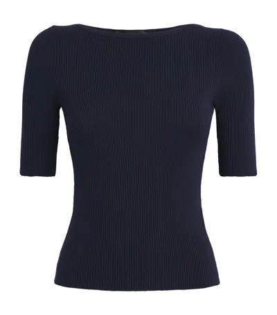 Weekend Max Mara Rib-knit Slim T-shirt