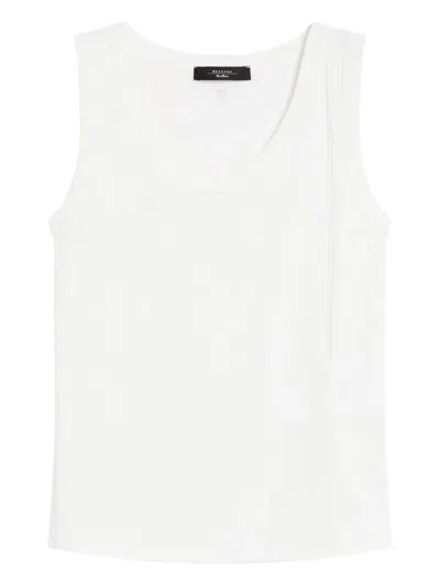 Weekend Max Mara Ribbed Sleeveless Tank Top