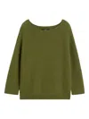 Weekend Max Mara Crew Neck Long Sleeve Sweater In Gray