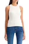 Weekend Max Mara Flared Cotton Top Front Poplin In Black