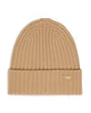 Weekend Max Mara Ritmo Knit Wool Beanie In Brown