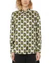 Weekend Max Mara Rive Silk Shirt In Green