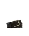 Weekend Max Mara Rivet Detail Belt In Brown
