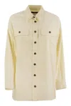 Weekend Max Mara Woman Shirt Ivory Size 10 Cotton