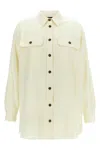 Weekend Max Mara Woman Shirt Ivory Size 10 Cotton In Yellow