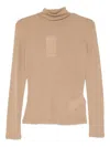 Weekend Max Mara Roll-neck Long-sleeve Top In Multi