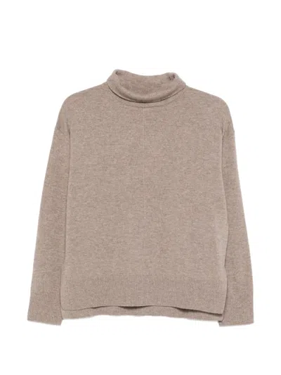 Weekend Max Mara Roll-neck Sweater In Neutral