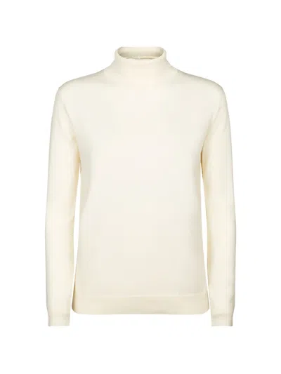 Weekend Max Mara Roll-neck Long-sleeved Sweater In Neutral