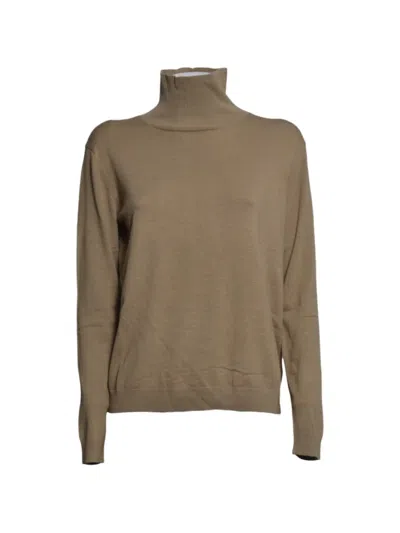 Weekend Max Mara Roll-neck Sweater In Green